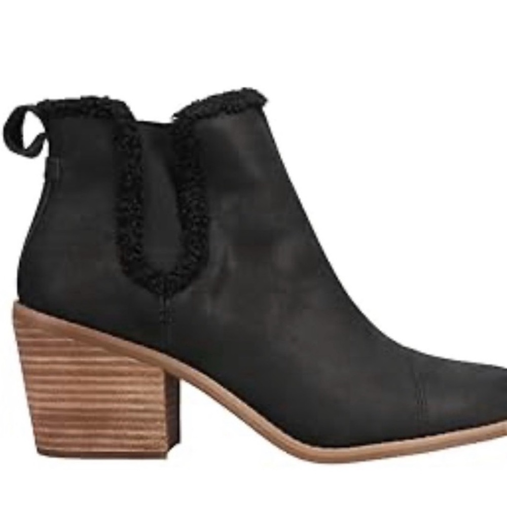 TOMS Everly faux-shearling trim Chelsea boot - Picture 4 of 6